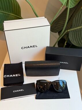 Authentic CHANEL ‘Square’ Polarized Sunglasses